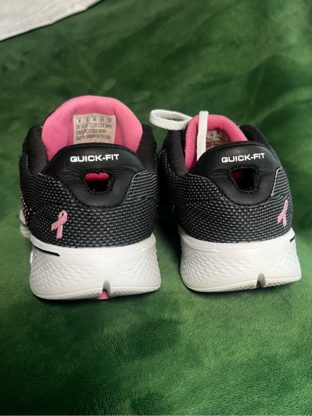 Skechers Black & Pink Women's Athletic Walking Sneakers - Picture 5 of 8